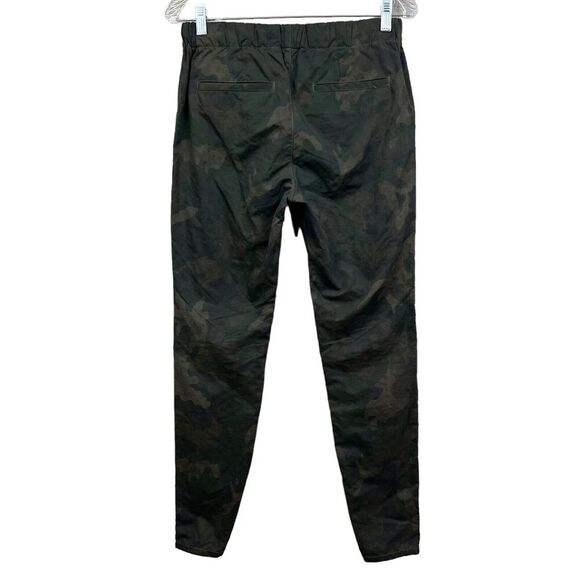 Rag & Bone Womens Denny Jogger Pants Camo Drawstring Ankle Zip Green Size XS‎ - Picture 3 of 6
